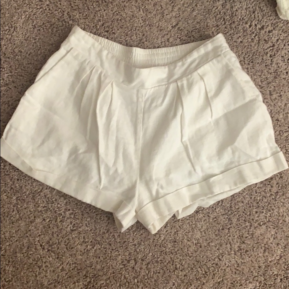 White shorts